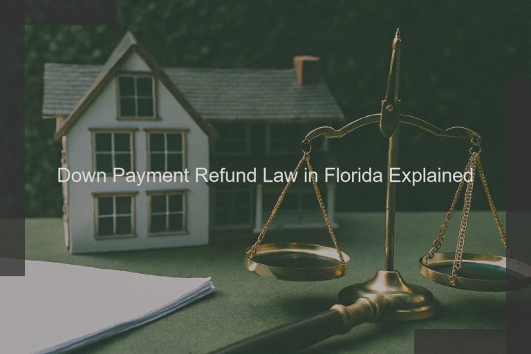 Down Payment Refund Law in Florida Explained